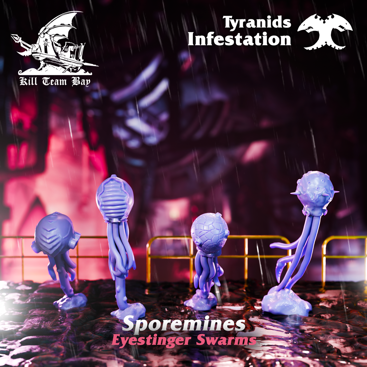 Kill Team Bay - Sporemines, Eyestinger Swarms, Tyranids Infestation- Warhammer 40K