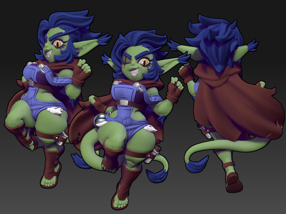 Twin Goddess Miniatures - Goldie the Goblin - Reforged 2024 August