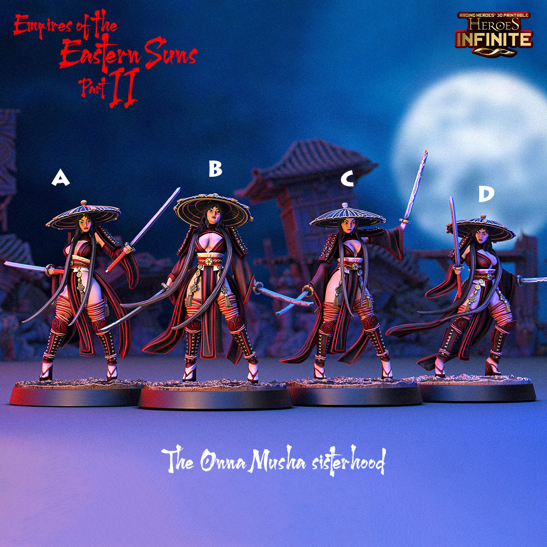 Heroes Infinite Raging Heores - The Onna Musha Sisterhood Samurai - Empires of the Eastern Suns - 2 No.42 Release