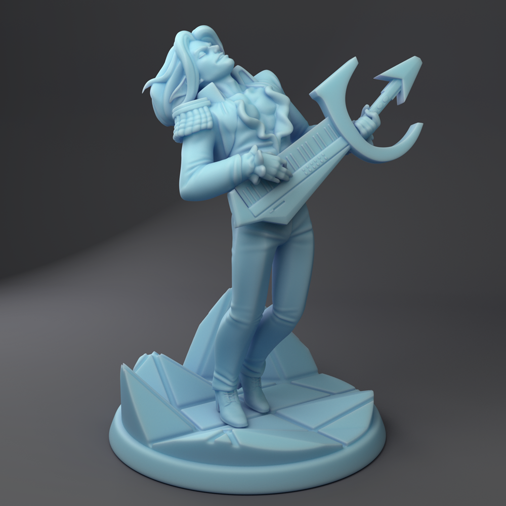 Twin Goddess Miniatures - The Archduke, Synth Bard - 2022 January Release