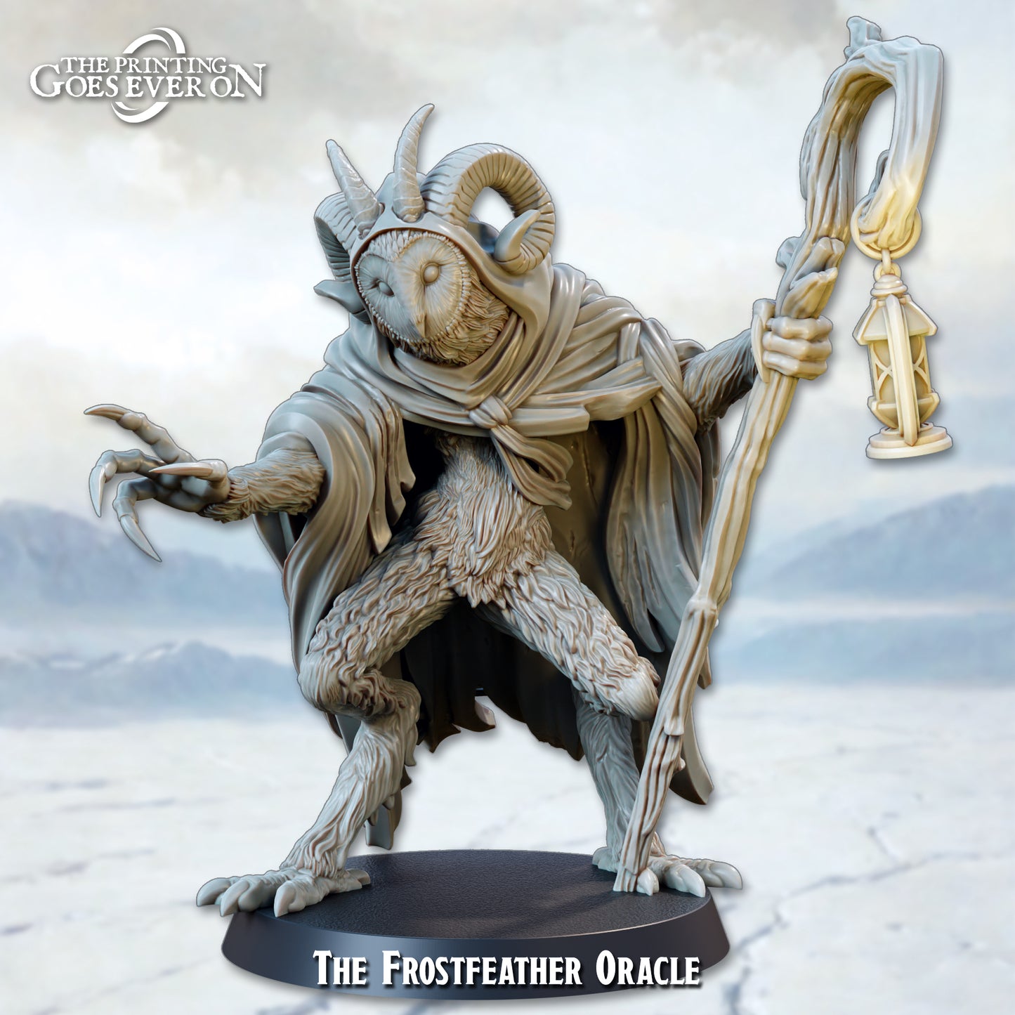 The Printing Goes Ever On - Auril, The Frostfeather Oracle (Large) - Frostbound Fate 2024 December