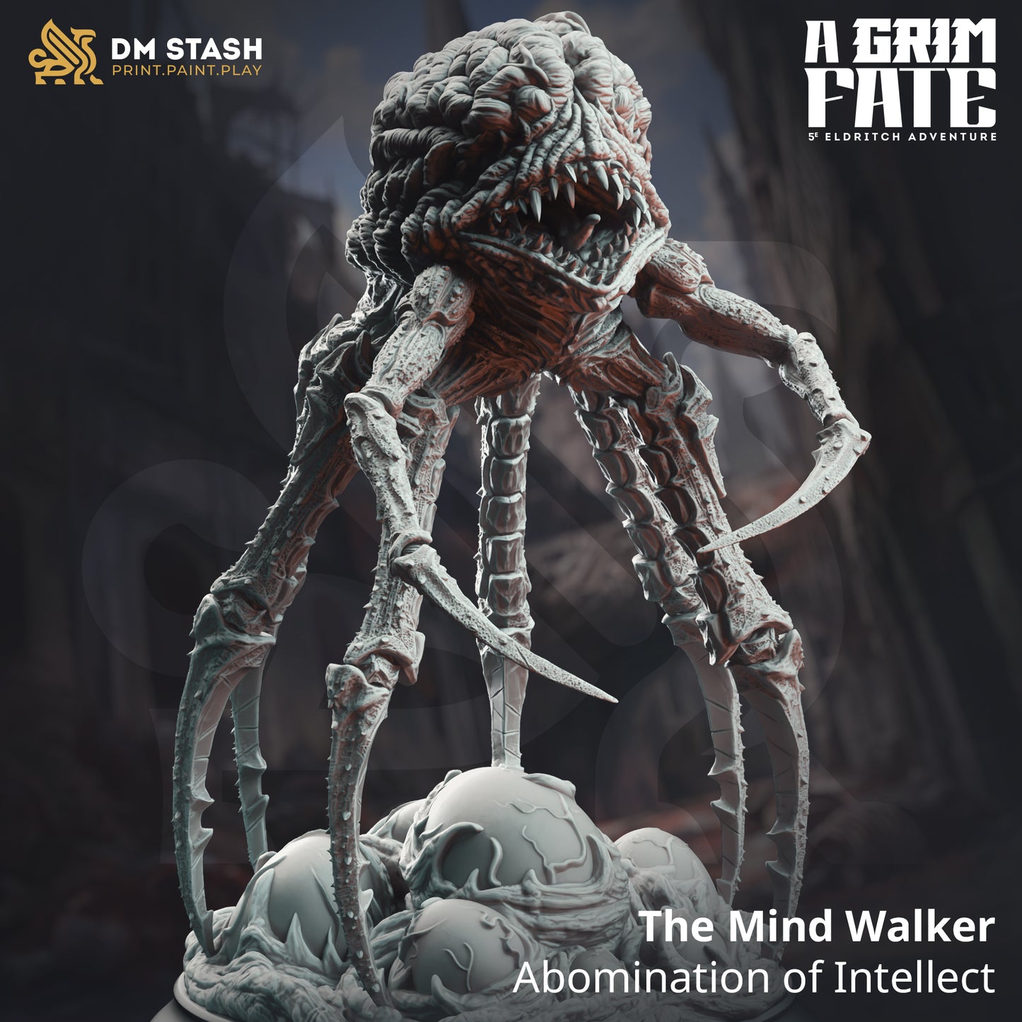 DM Stash - The Mind Walker, Abomination of Intellect - A Grim Fate 2024 June