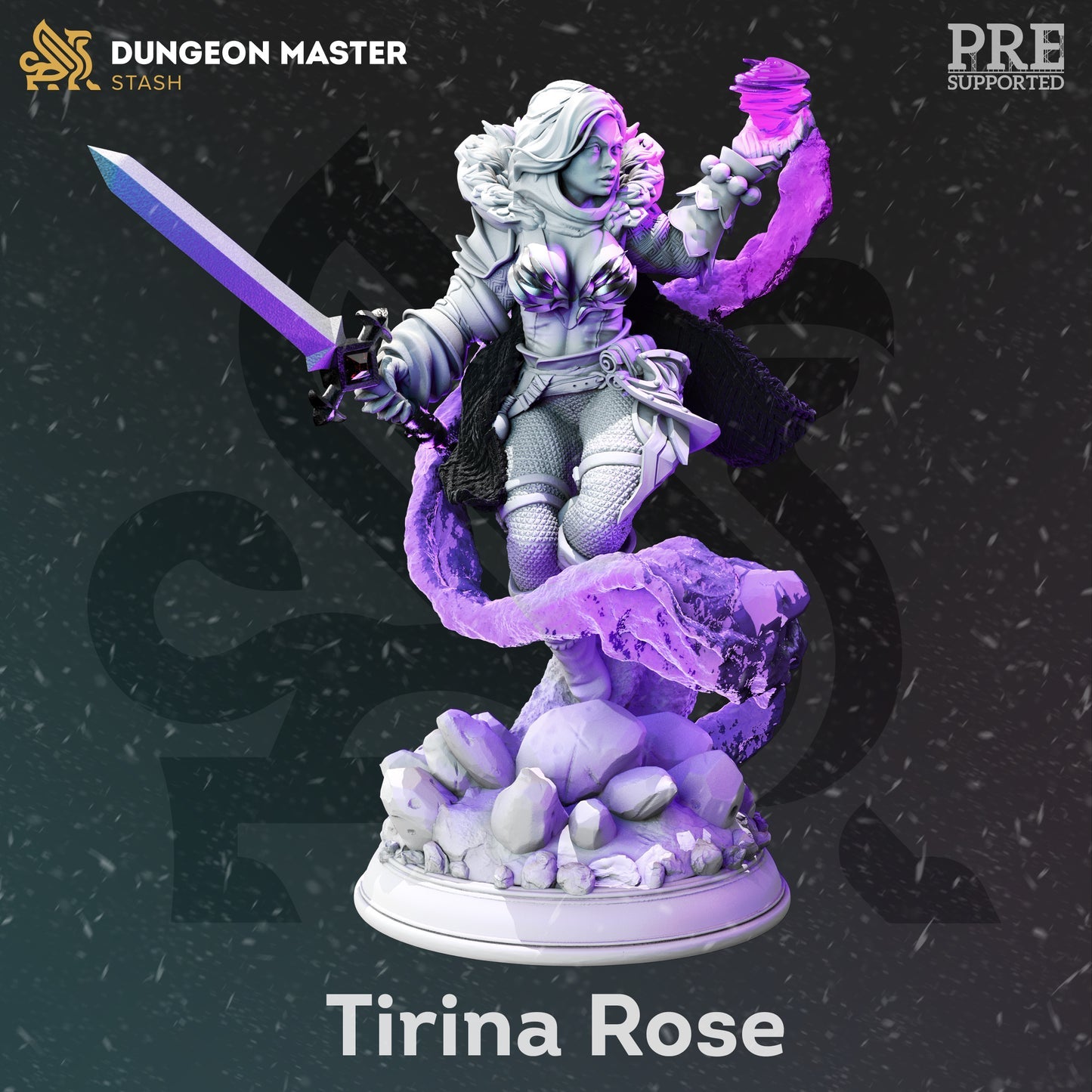 DM Stash - Tirina Rose Female Human Sorceress - The Frozen wastes of Oldavor 2021 December Release