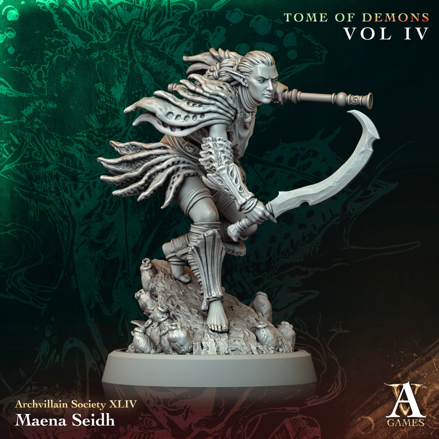 Archvillain Games - Maena Seidh - Archvillain Society Vol. XLIV - Tome of Demons Vol IV 2025 February