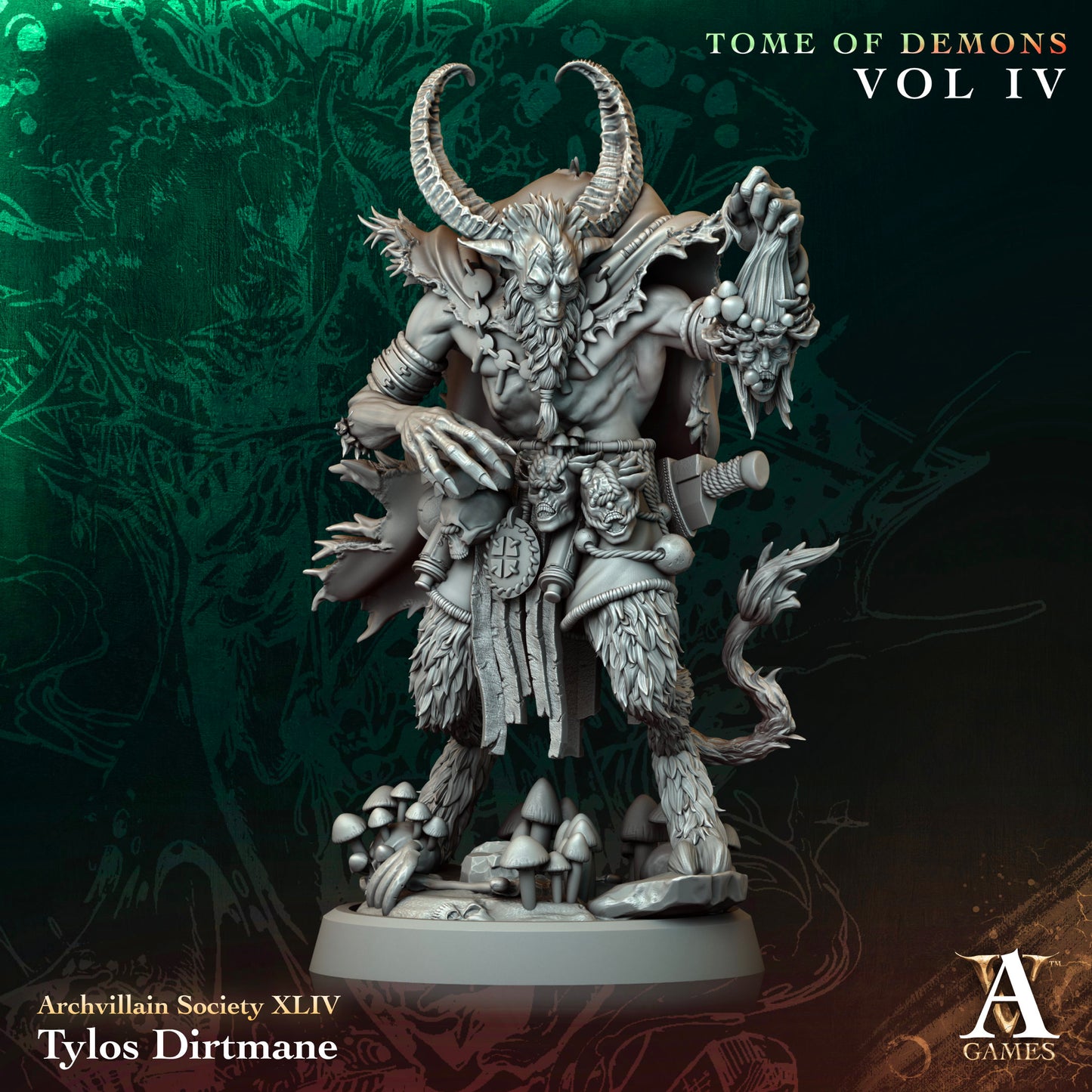 Archvillain Games - Satyr, Tylos Dirtmane - Archvillain Society Vol. XLIV - Tome of Demons Vol IV 2025 February