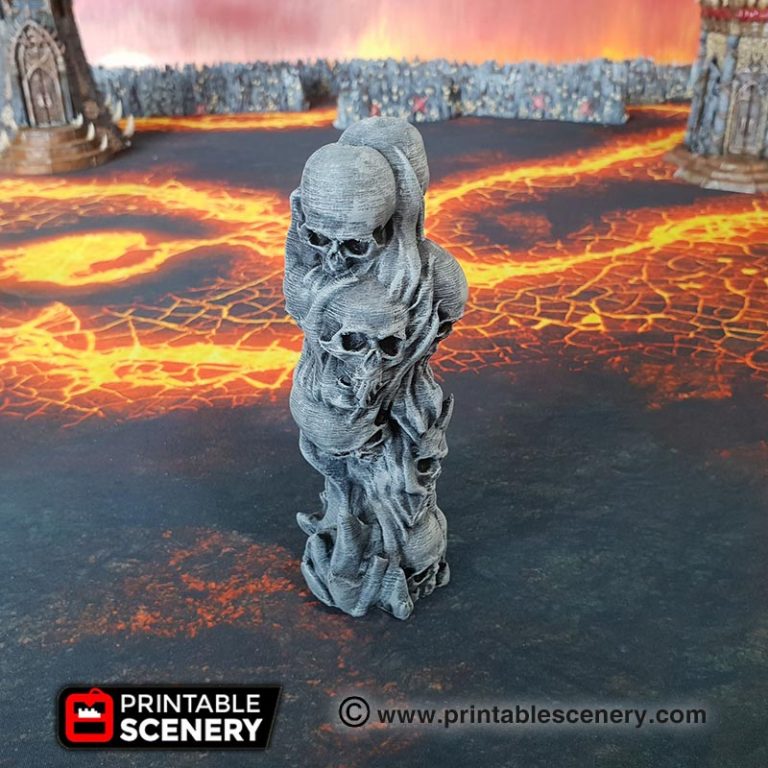 Printable Scenery - Tormented Scater - Demons Terrain