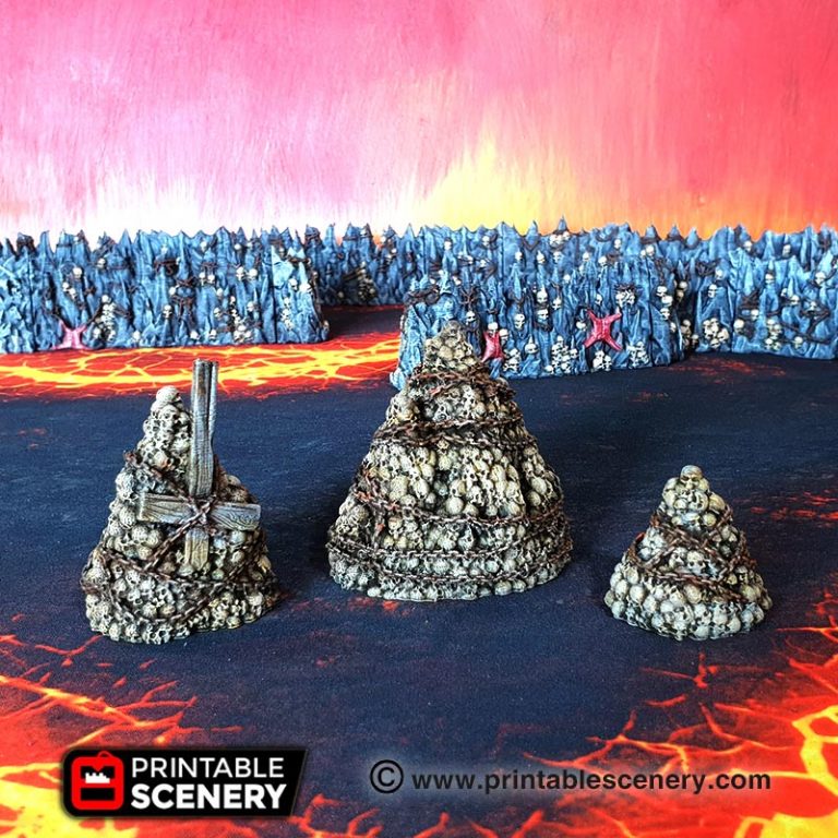 Printable Scenery - Tormented Scater - Demons Terrain