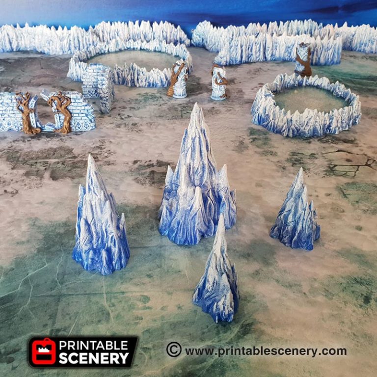 Printable Scenery - Tormented Scater - Demons Terrain