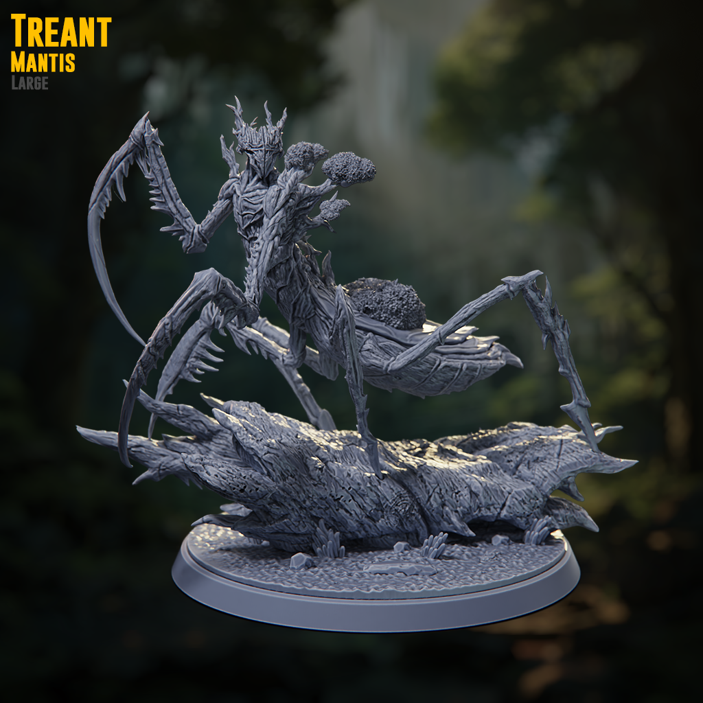 Claymore Miniatures - Treant Mantis (Large) - Fall of The Eternal Kings 2025 June