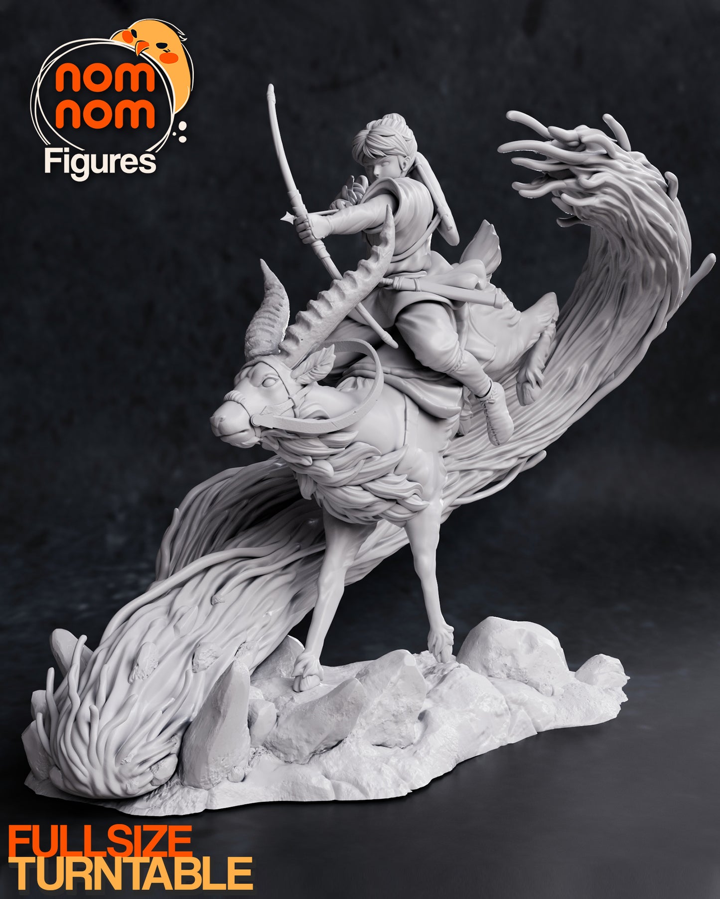 NomNom Figures - Prince Ashitaka 75mm / 178mm
