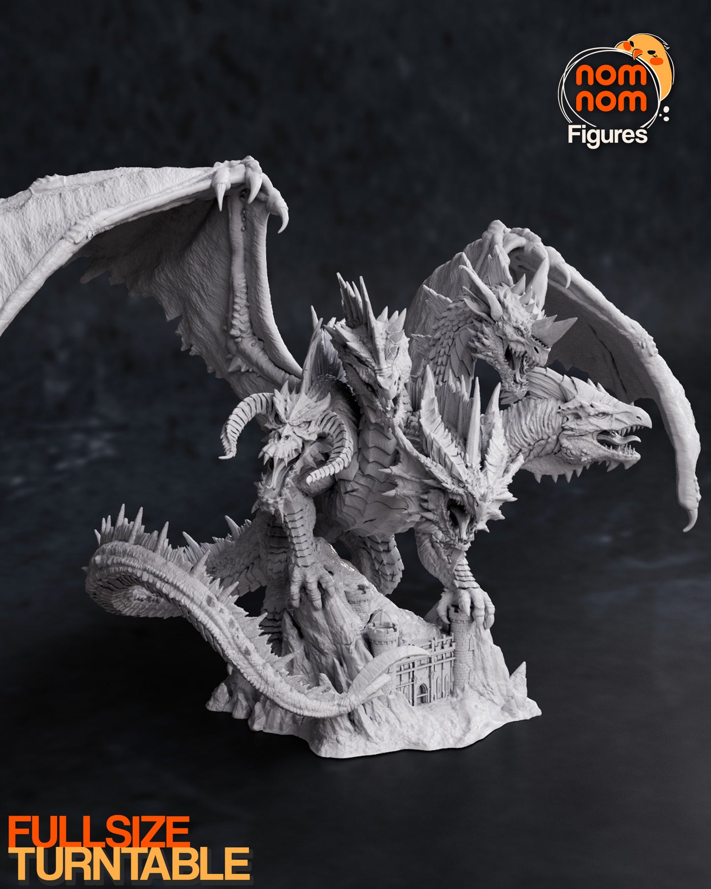 NomNom Figures - Tiamat, Mother of Cromathic Dragons
