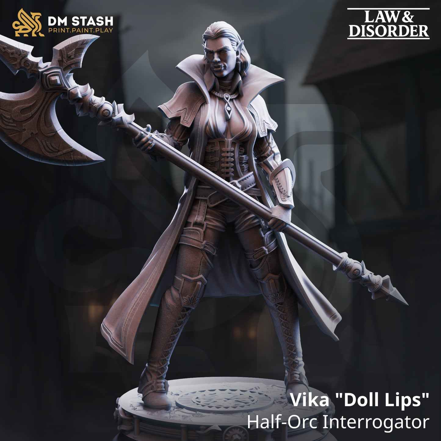 DM Stash - Vika Doll Lips, Half-Orc Interrogator - Law & Disorder 2025 December