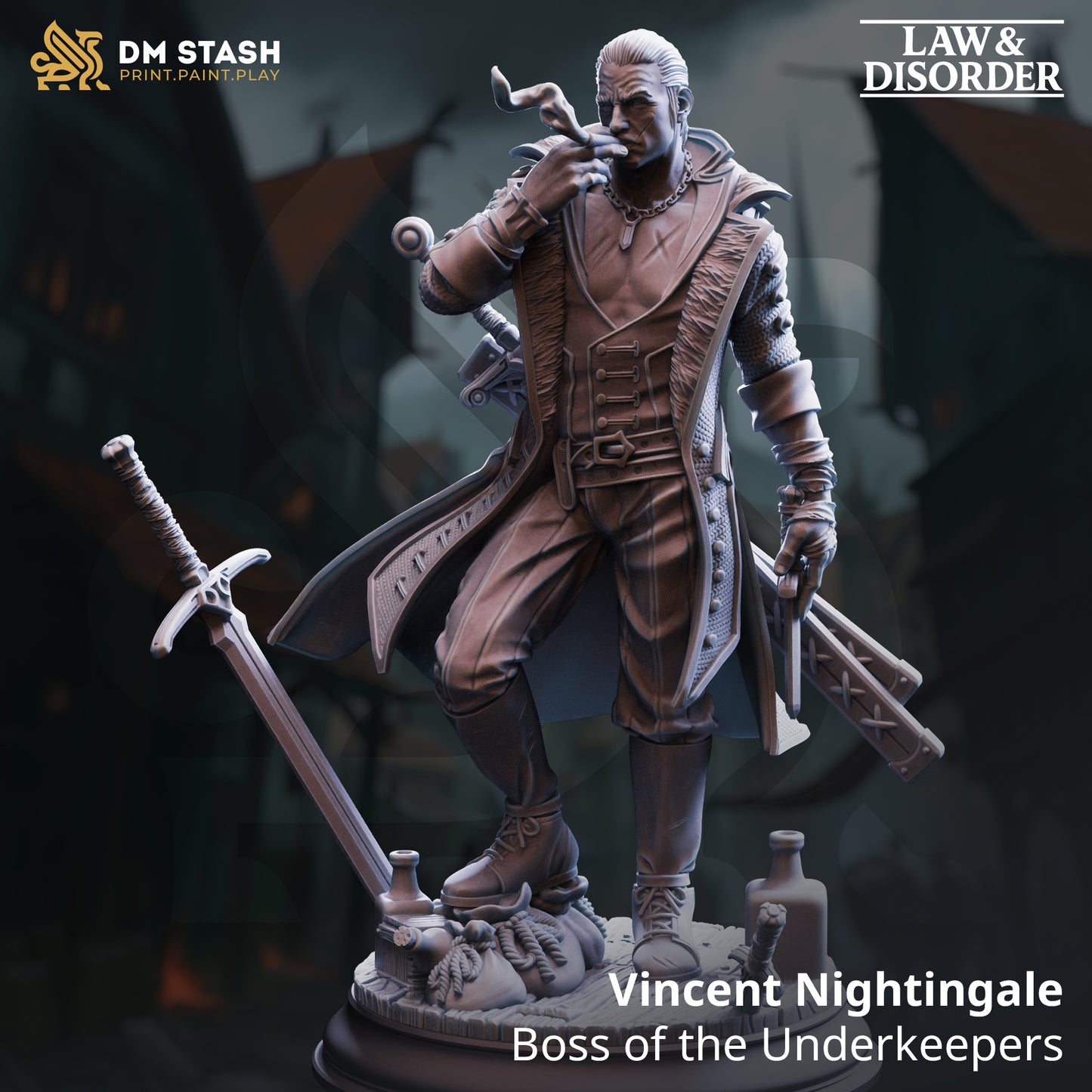 DM Stash - Vincent Nightingale, Boss of the Underkeepers - Law & Disorder 2025 December