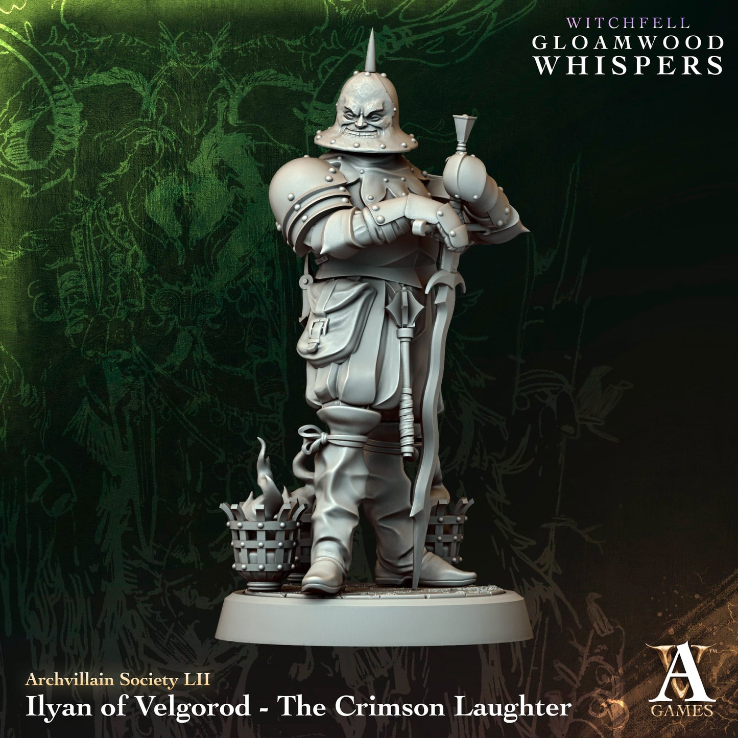 Archvillain Games - Ilyan of Velgorod, The Crimson Laughter , Archvillain Society Vol. LIΙ - Witchfell Gloamwood Whispers 2025 October