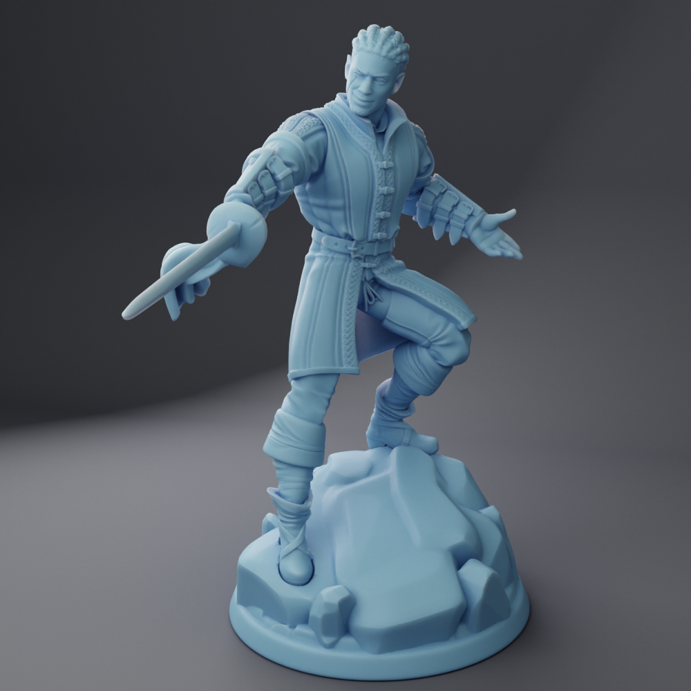 Twin Goddess Miniatures - Will the Warlock - Hero Tier 2024 March 35mm / 75mm