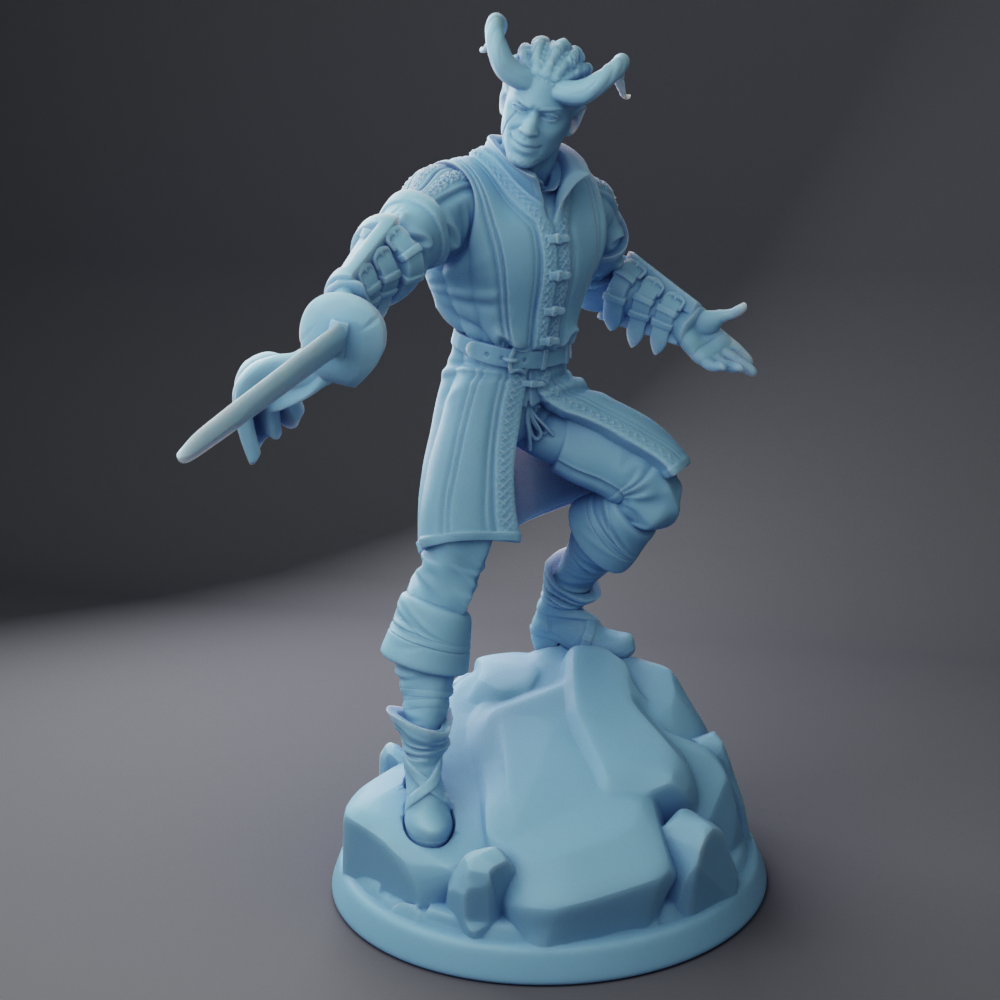 Twin Goddess Miniatures - Will the Warlock - Hero Tier 2024 March 35mm / 75mm