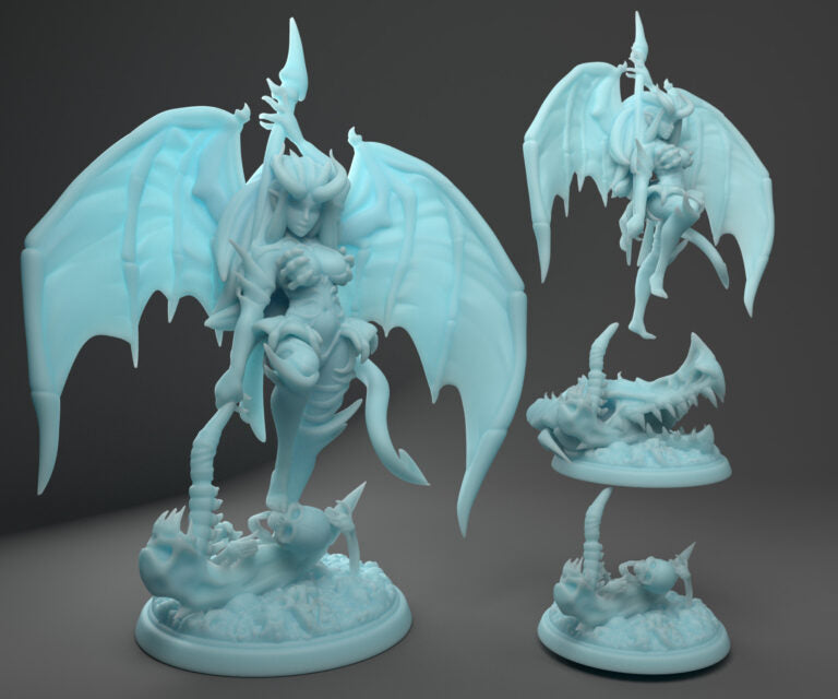 Twin Goddess Miniatures - Death Scythe Succubus - 2020 July