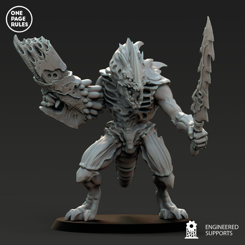 One Page Rules - Prime Gunner 4, Tyranids - Warhammer 40K 2023 June
