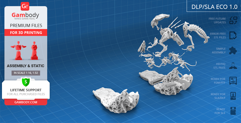 Darth Vader vs Alien, Diorama