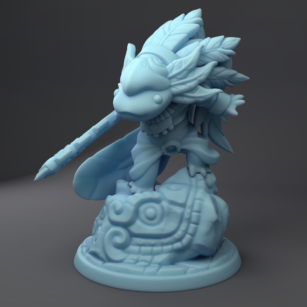 Twin Goddess Miniatures - Aztec Axolotl - 2022 January Release