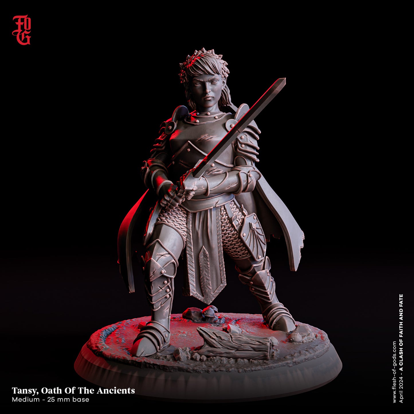 Flesh Of Gods - Tansy Oath Of The Ancients (Halfling Paladin) - A Clash Of Faith Anf Fate 2024 April Release 35mm