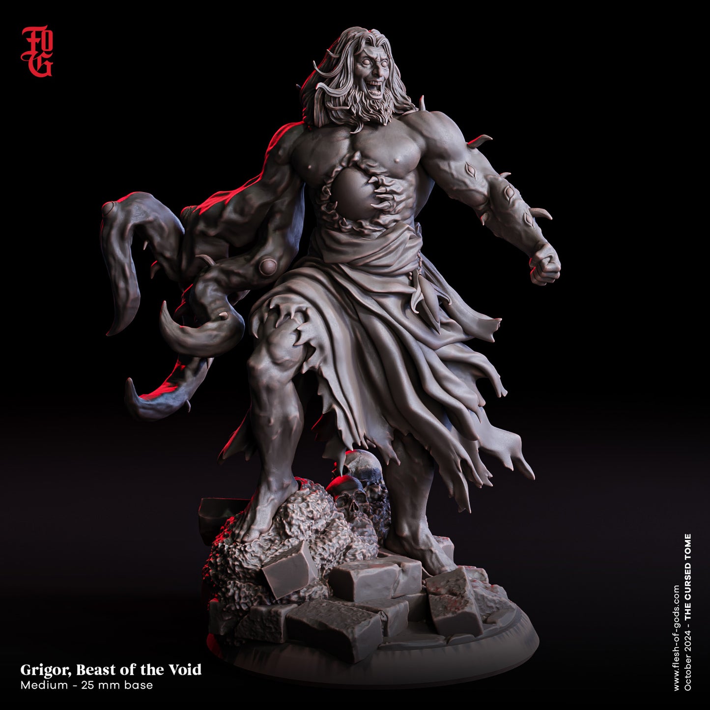 Flesh Of Gods - Grigor Beast of the Void - The Cursed Tome - 2024- October Release (Medium)