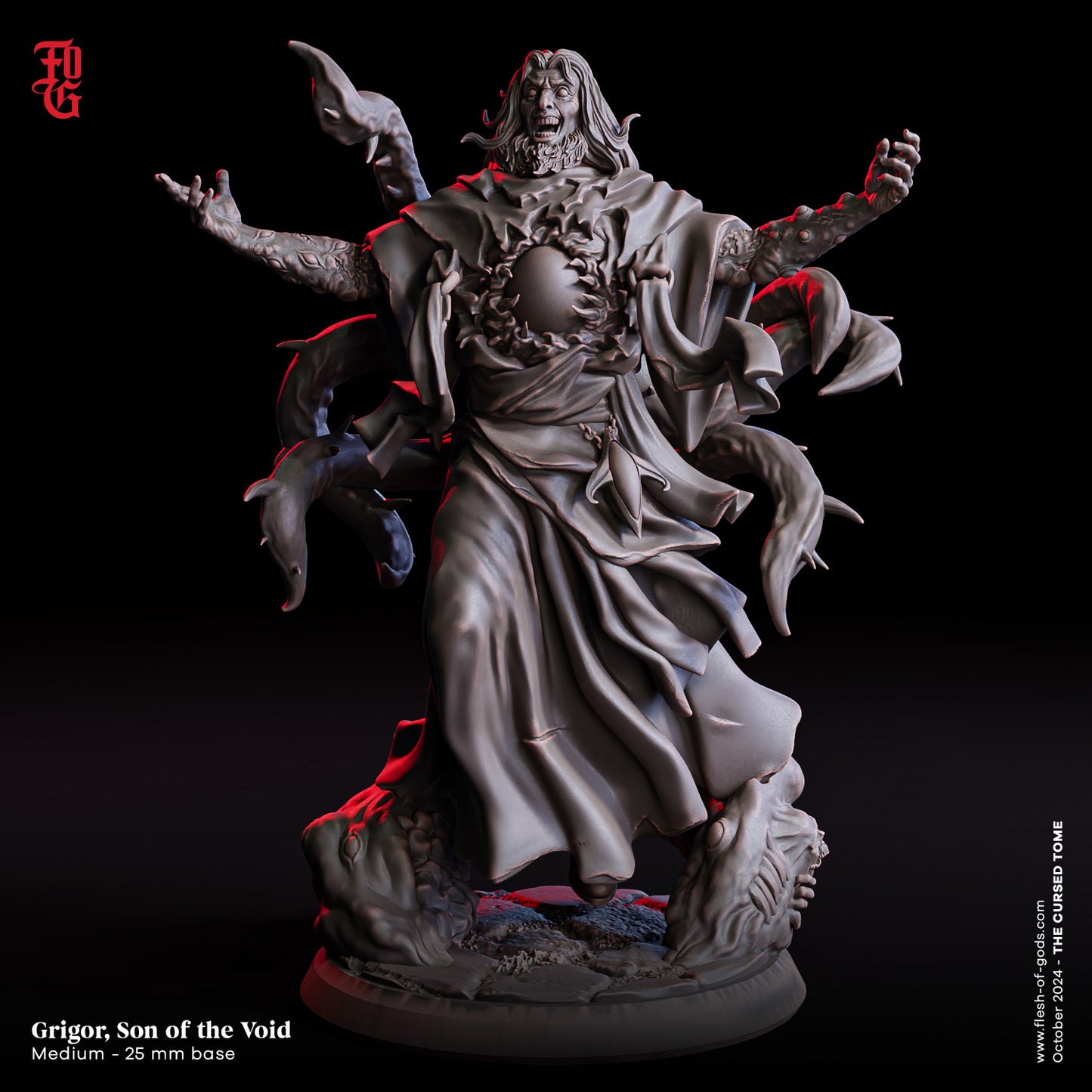 Flesh Of Gods - Grigor Son of the Void - The Cursed Tome - 2024- October Release (Medium)