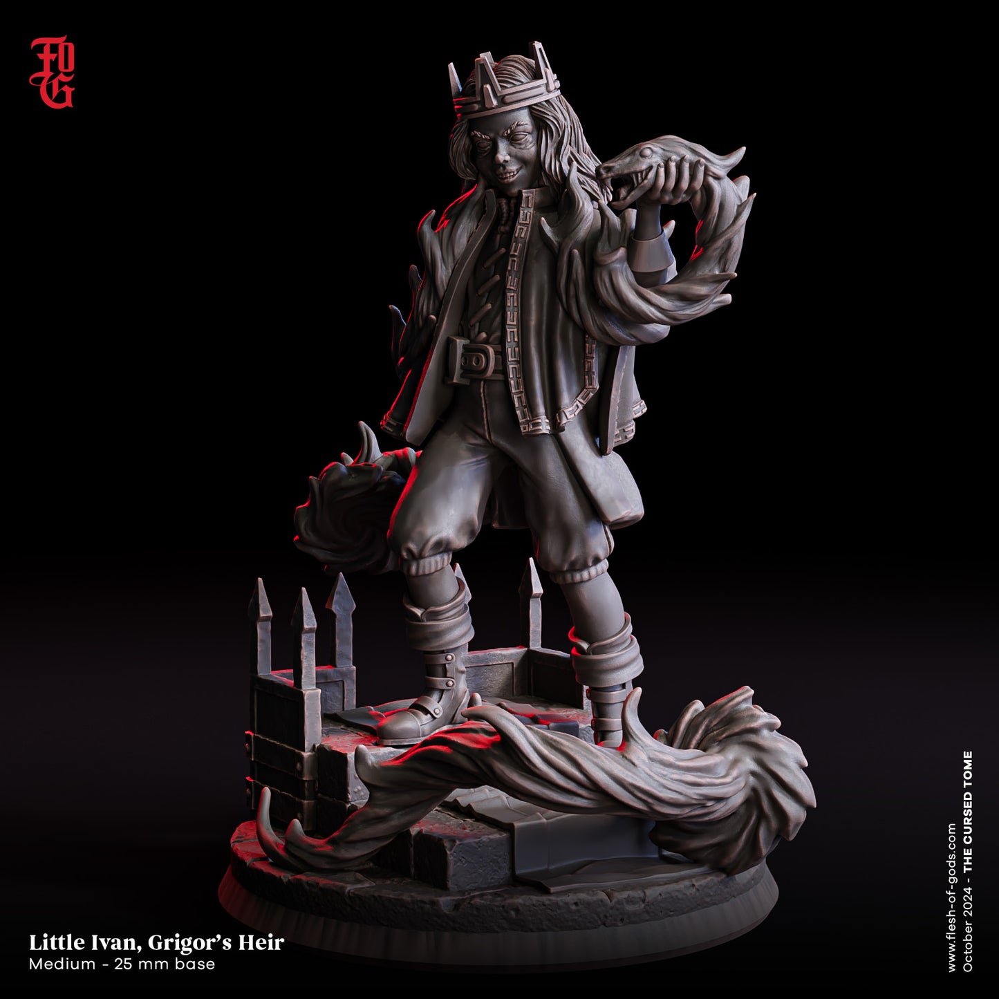 Flesh Of Gods - Litle Ivan Grigor’s Heir - The Cursed Tome - 2024- October Release (Medium)