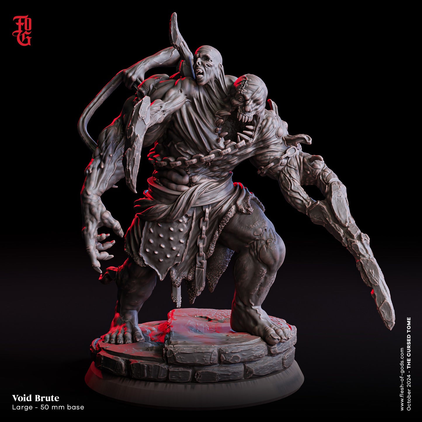 Flesh Of Gods - Void Brute - The Cursed Tome - 2024- October Release (Huge 70mm)
