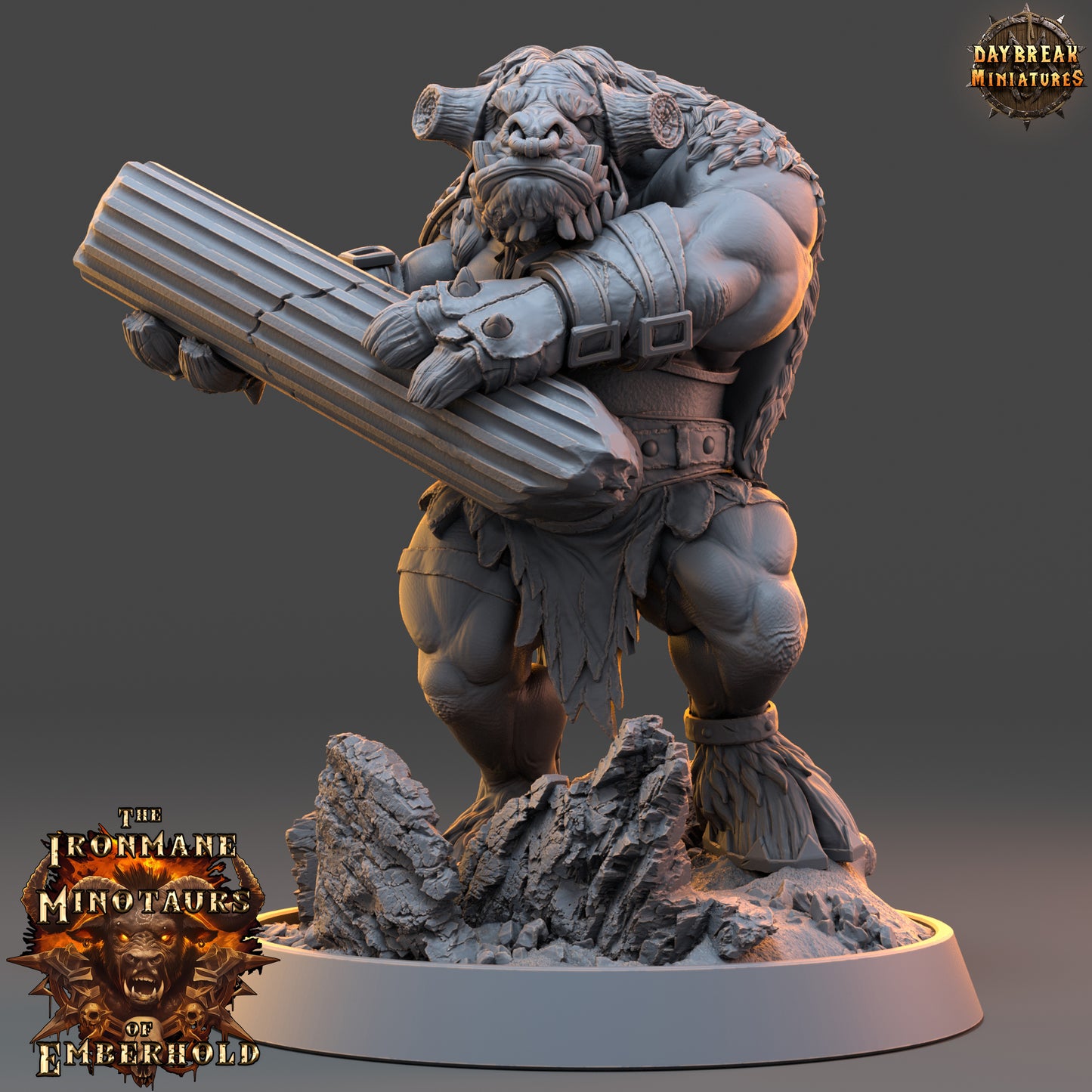 Daybreak Miniatures - The Ironmane Minotaurs of Emberhold 2024 August Release 35mm