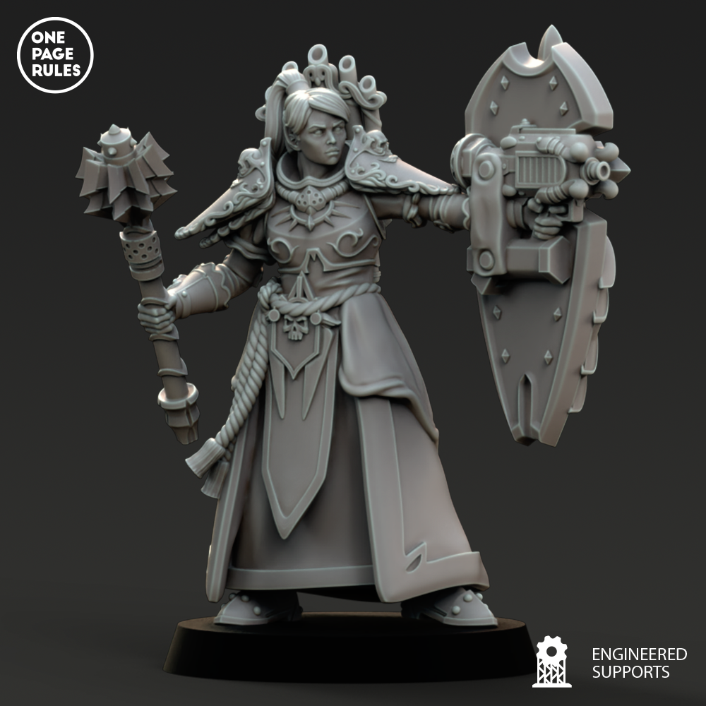 One Page Rules - Sacrosants, Adeptas Sororitas - Warhammer 40K 2023 February