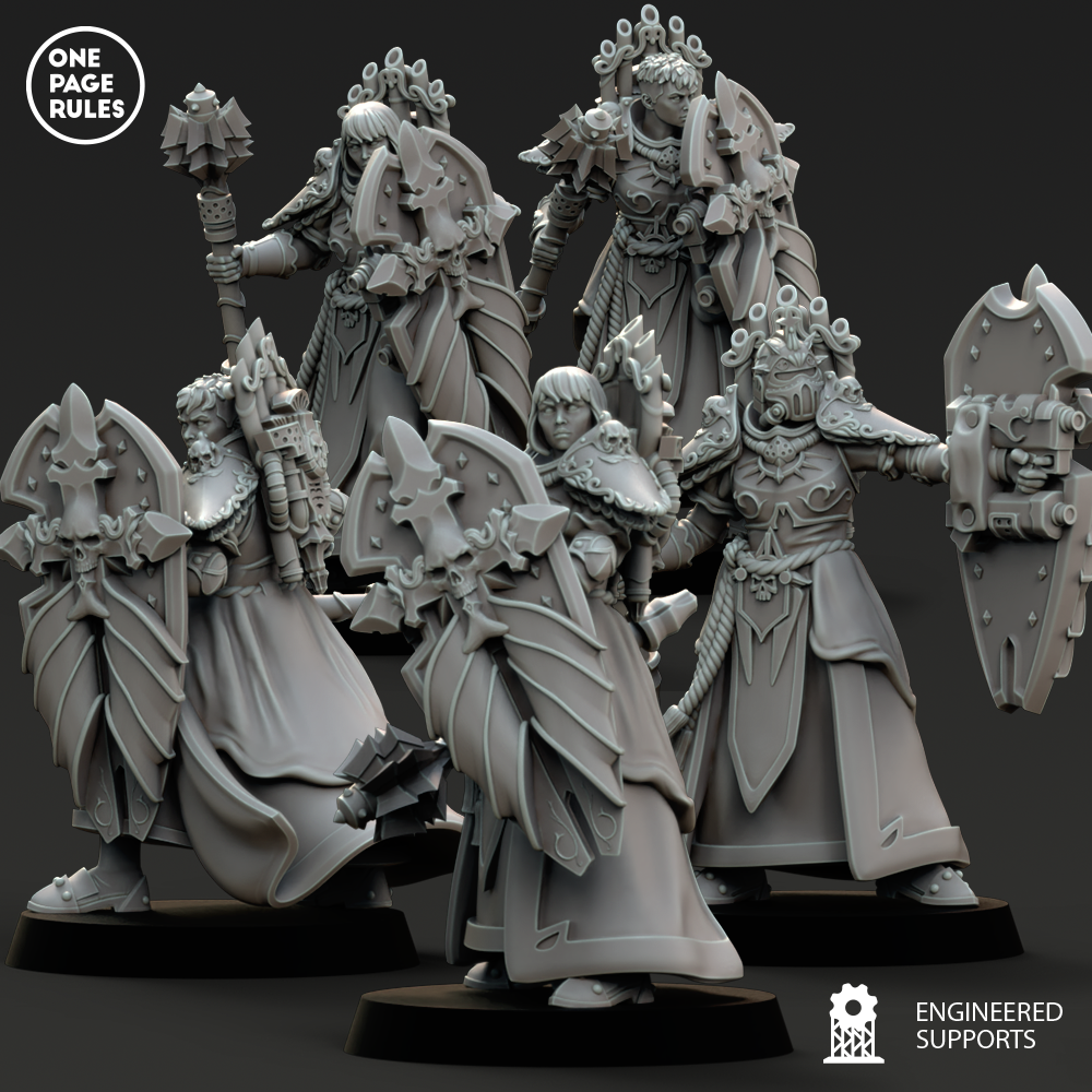 One Page Rules - Sacrosants, Adeptas Sororitas - Warhammer 40K 2023 February