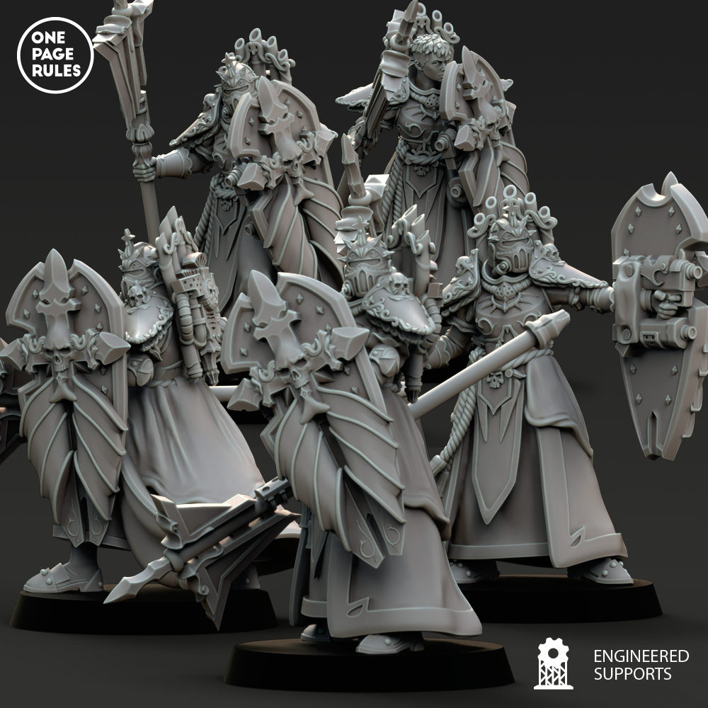 One Page Rules - Sacrosants, Adeptas Sororitas - Warhammer 40K 2023 February