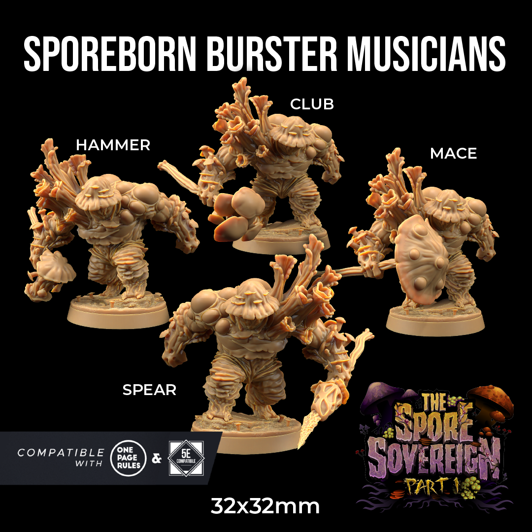 Dragons Trappers Lodge - Sporeborn Bursters Musicians - The Spore Soveriegn Pt. 1 2025 October