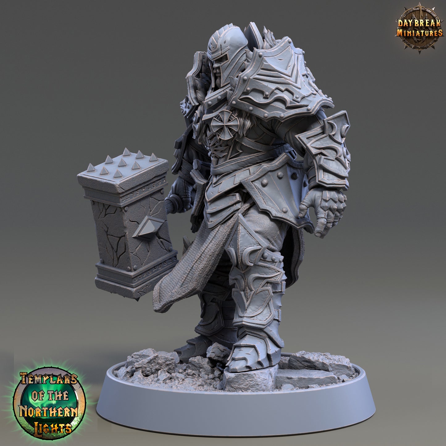 Daybreak Miniatures - Carl Saturno, Hammer of Aídín - 2022 December 35mm
