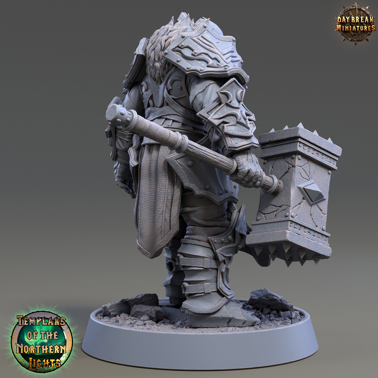 Daybreak Miniatures - Carl Saturno, Hammer of Aídín - 2022 December 35mm