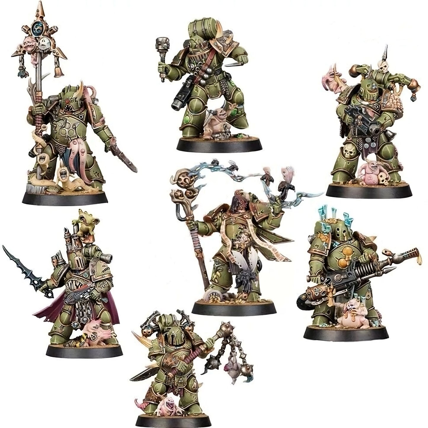 Games Workshop - Death Guard Heroes - Warhammer 40k