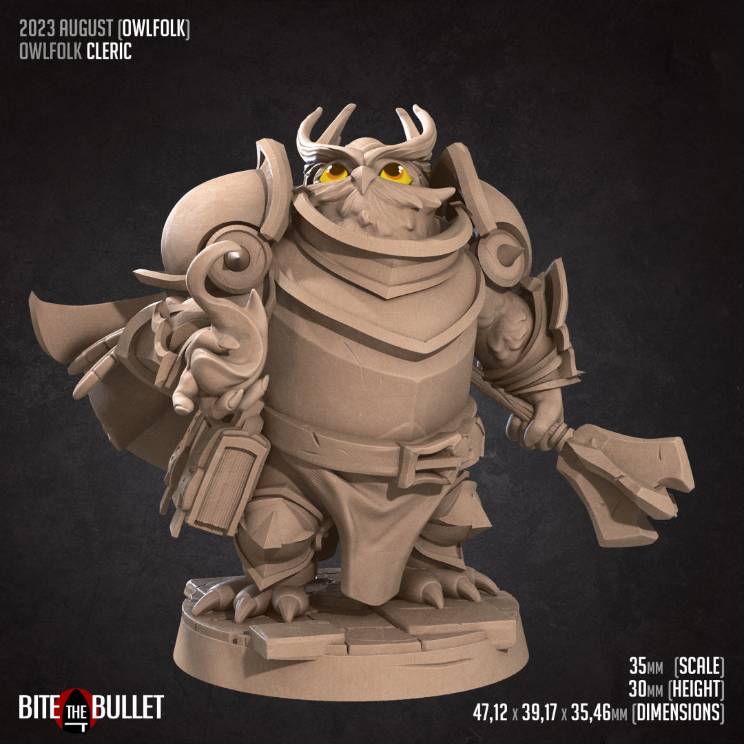 Bite the Bullet - Owlfolk Cleric - Owlfolks August 2023
