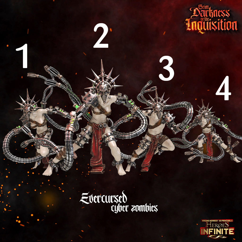 Heroes Infinite Raging Heores - Evercursed Cyber Zombies - Grim Darkness of the Inquisition #36