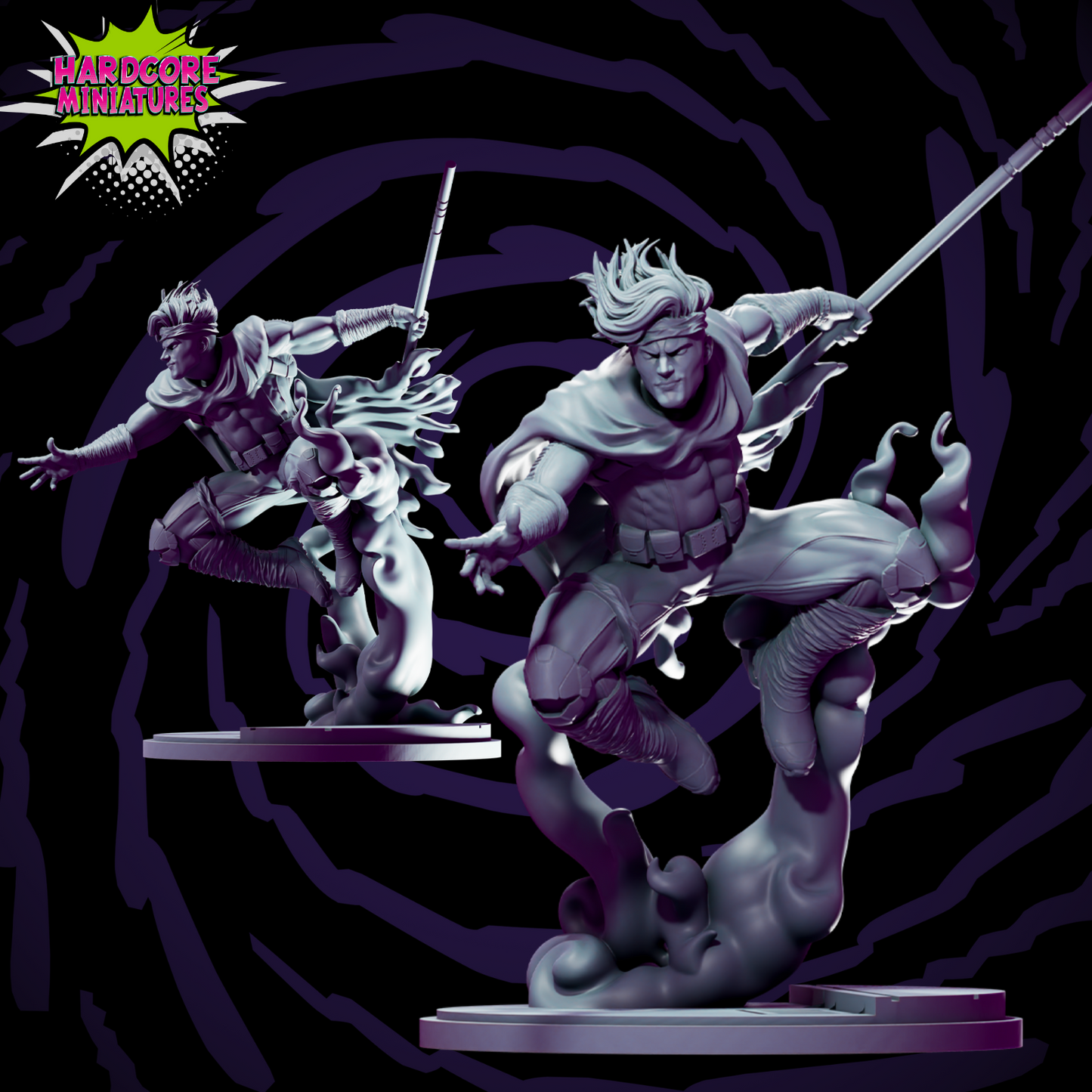 Hardcore Miniatures - Gambitl, X-Men Age of Apocalypse - 2025 january