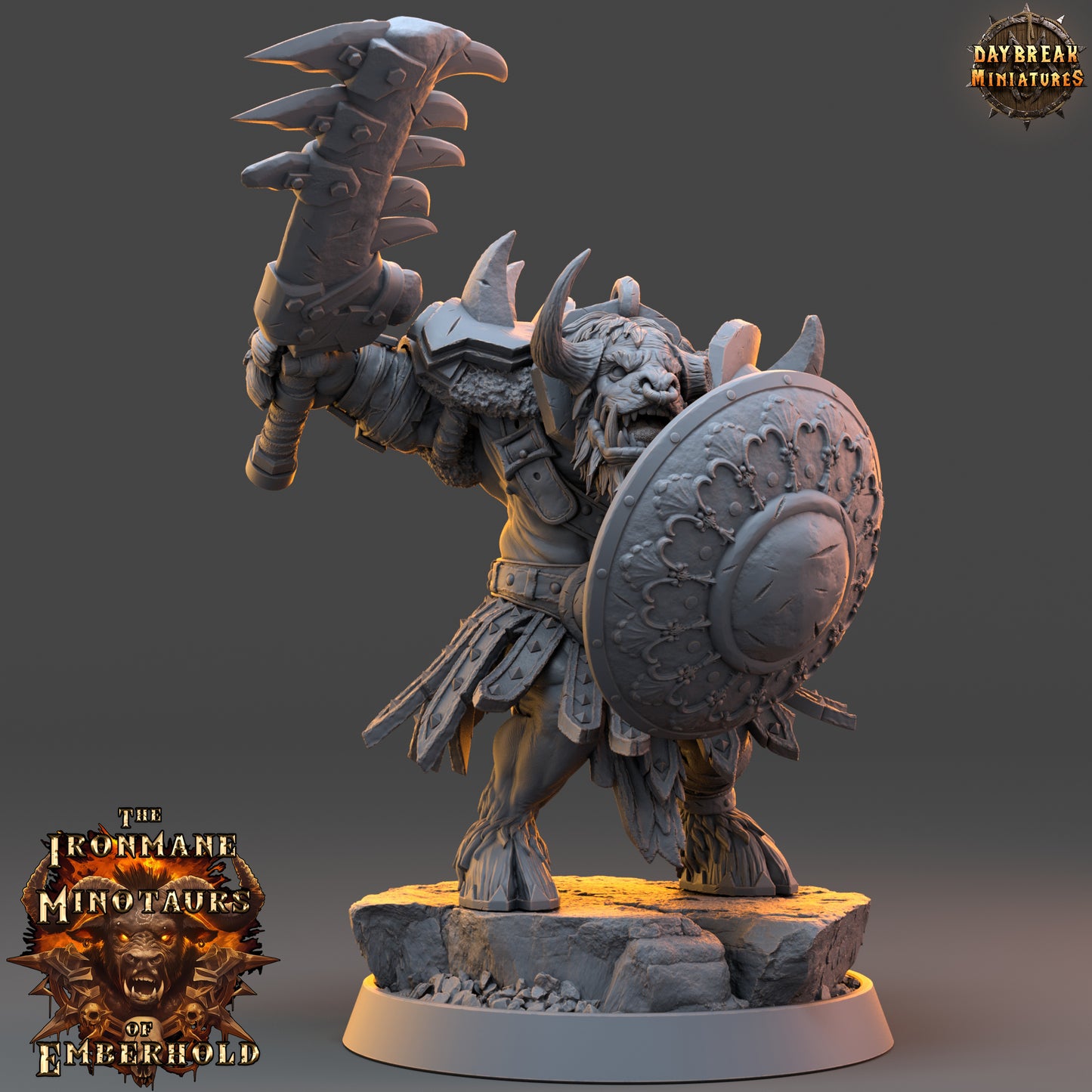 Daybreak Miniatures - The Ironmane Minotaurs of Emberhold 2024 August Release 35mm