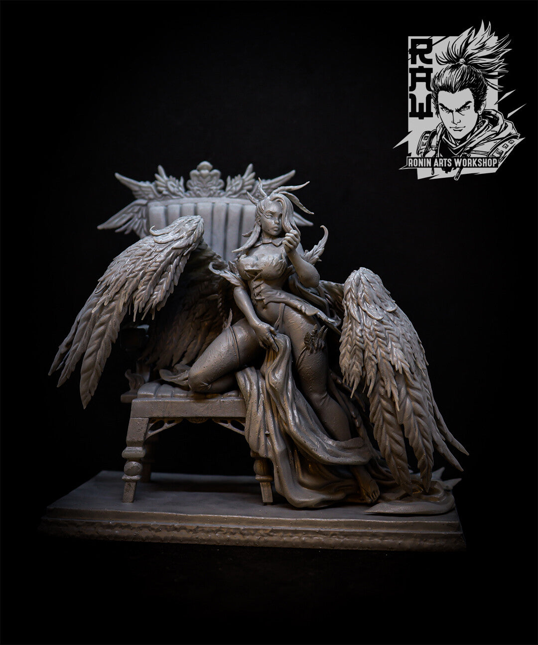 Ronin Arts - Lilim The Fallen Angel, Pin Up