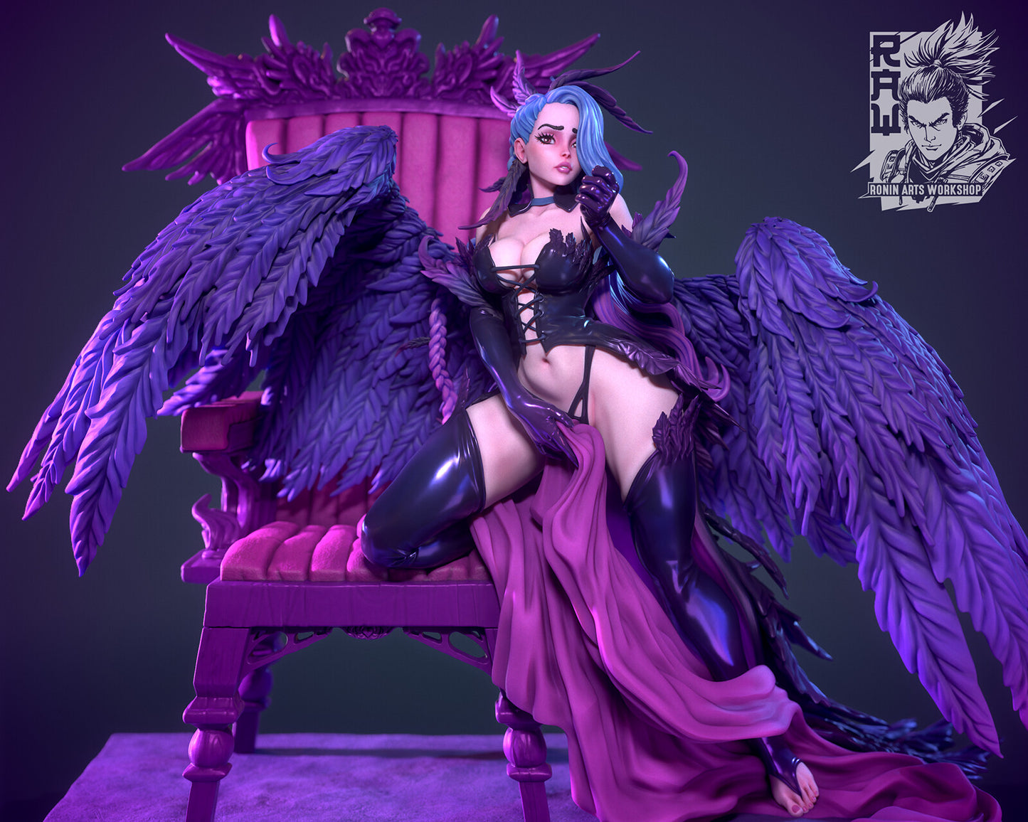 Ronin Arts - Lilim The Fallen Angel, Pin Up