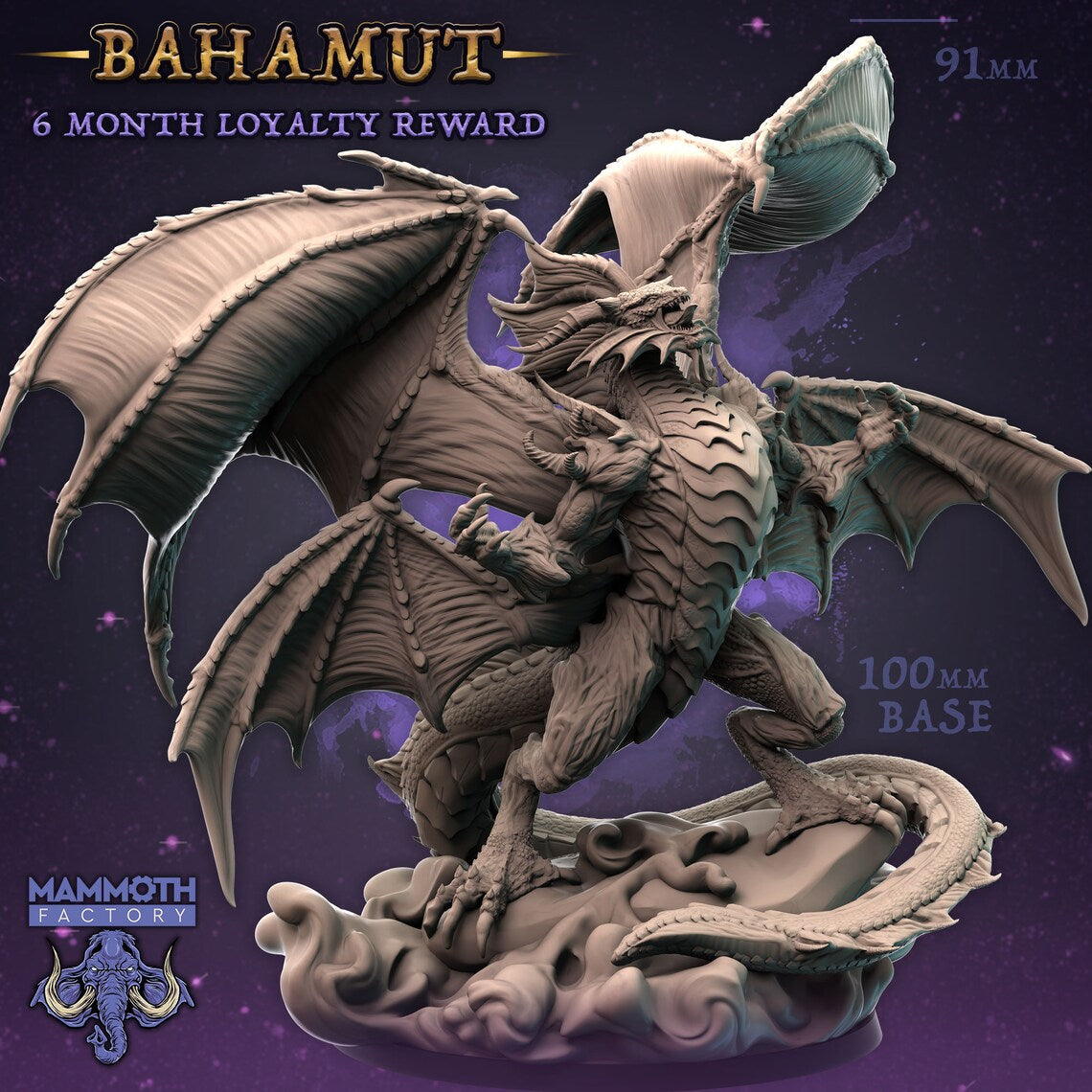Mammoth Factory - Bahamut, 35mm Scale
