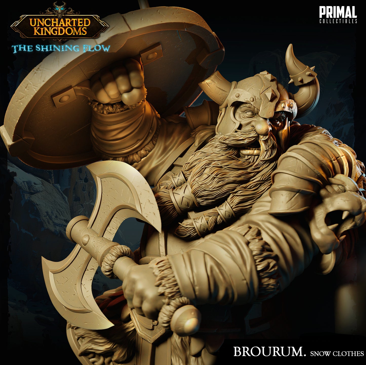 Primal Collectibles - Dwarf Bruenor Battlehammer Snow Clothes - UK The Shining Flow 2024 May