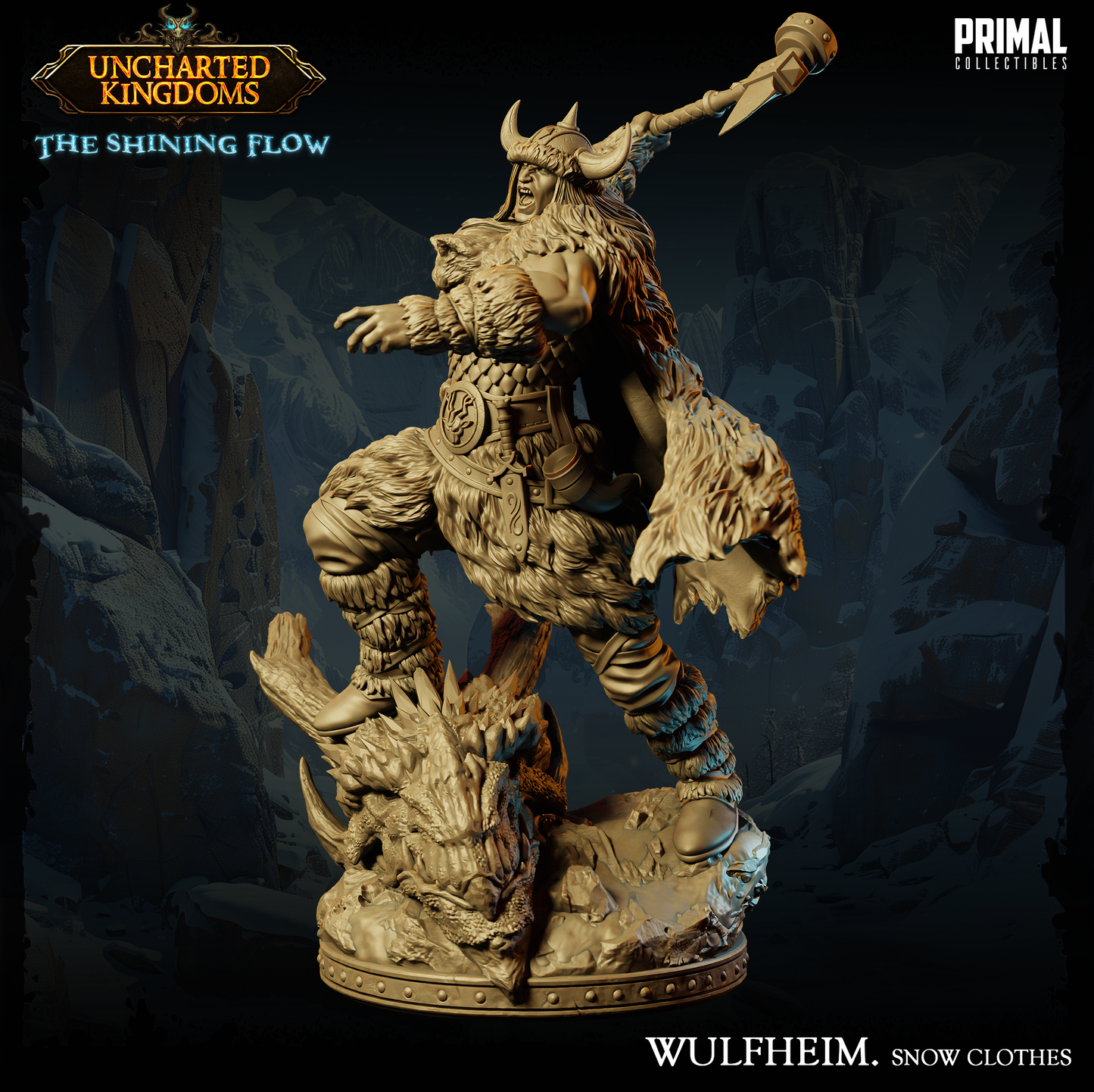 Primal Collectibles - Wulfgar Wulfheim, Human Barbarian - UK The Shining Flow 2024 June