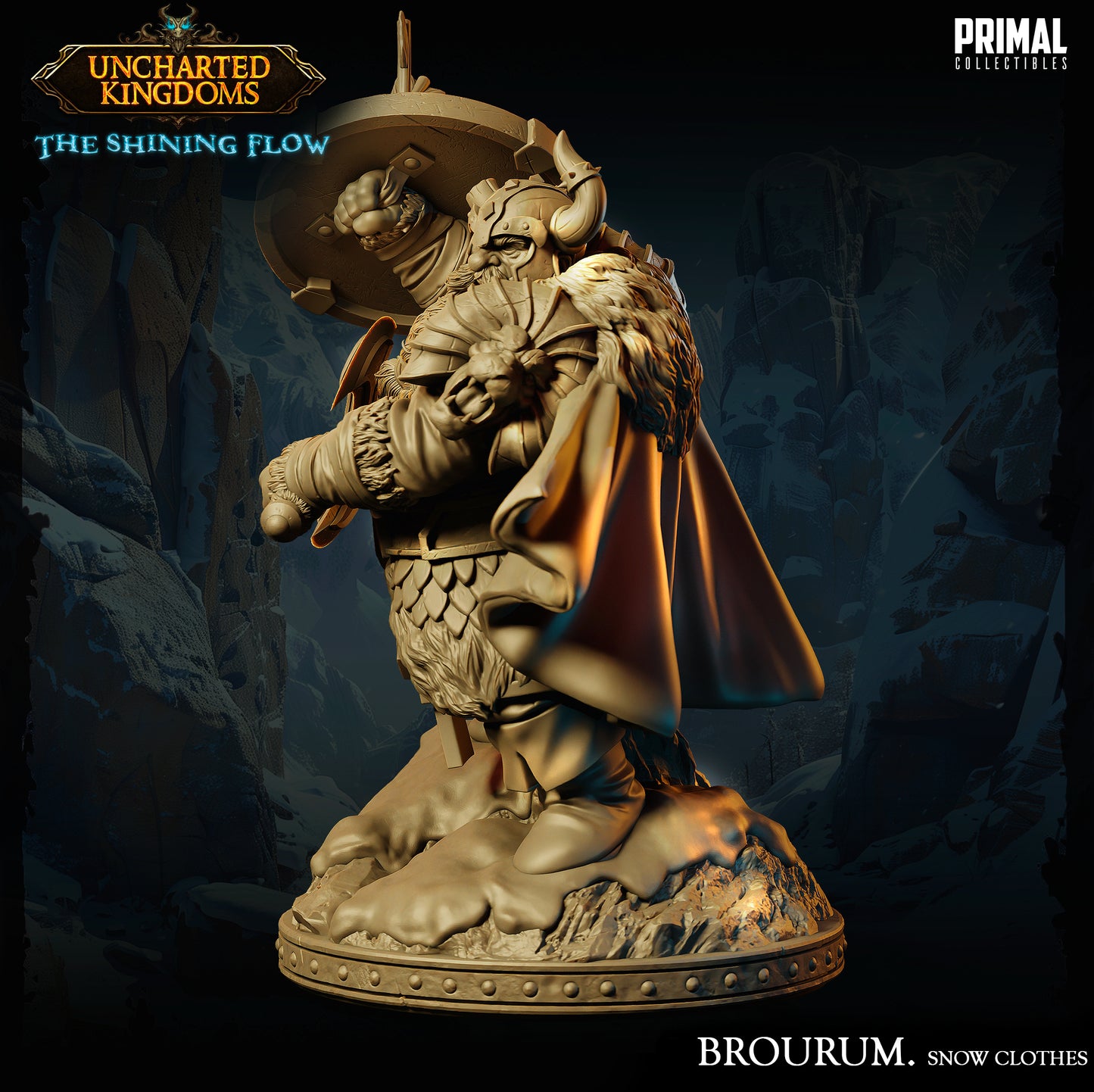 Primal Collectibles - Dwarf Bruenor Battlehammer Snow Clothes - UK The Shining Flow 2024 May