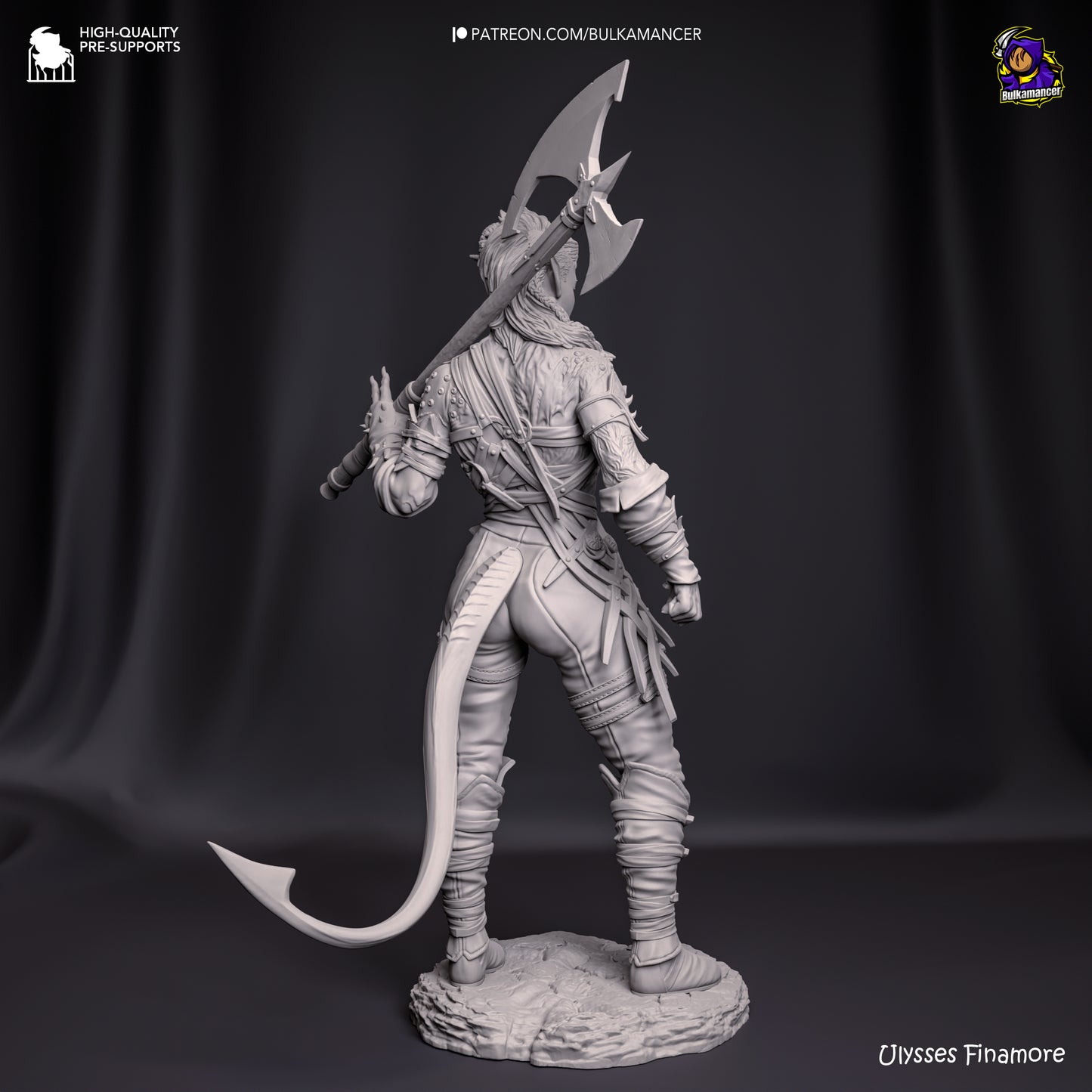 Bulkamancer - Karlach, Tiefling barbarian - Baldurs Gate 3