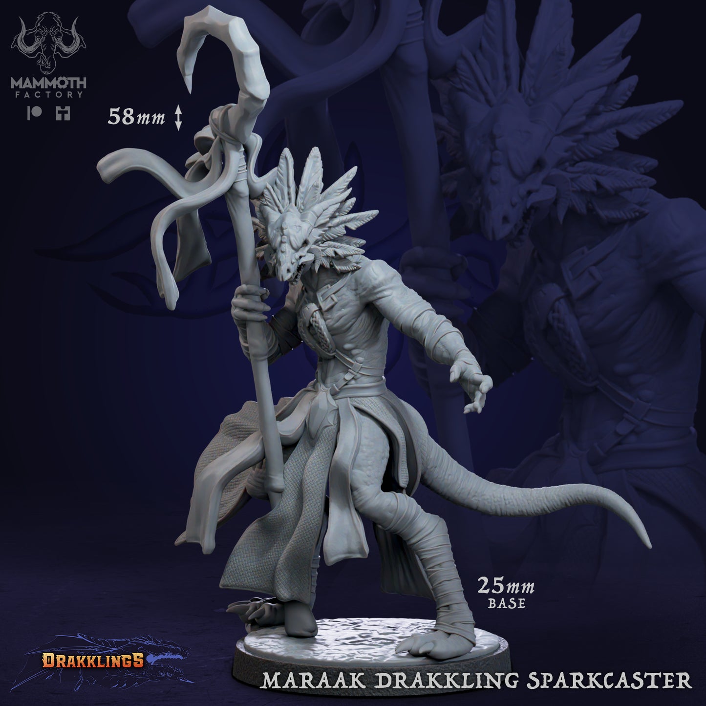 Mammoth Factory - Maraak Drakkling Sorcerer - Drakklings 2023 November
