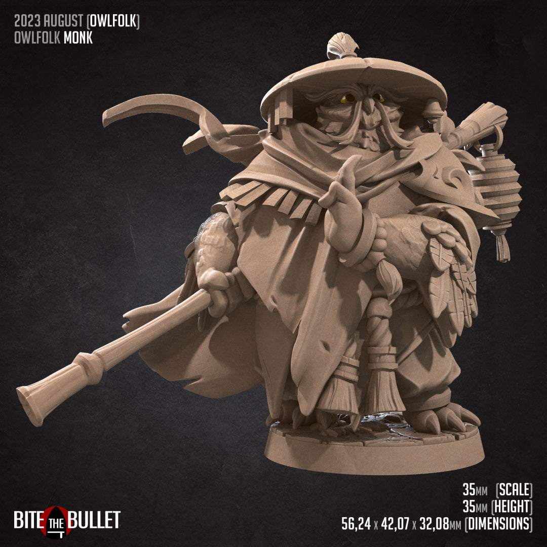 Bite the Bullet - Owlfolk Monk - Owlfolks August 2023